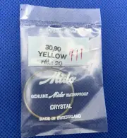 Mido 30.90 Ref 20 Yellow Crystal With Tension Ring Waterproof. Sealed. 03-50 R