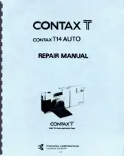 Contax T Camera & Contax T14 Auto Flash Repair Manual Reprint