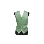 New Men's Vesuvio Napoli Tuxedo Vest Waistcoat only prom party laurel green