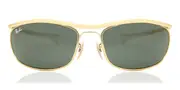 Ray-Ban RB3119M Olympian I Deluxe 001/31 Men's Sunglasses Gold Size 62