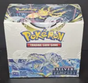 Pokemon Sword & Shield Silver Tempest Booster Box - Sealed
