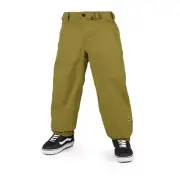 Volcom Mens Small Arthur Ski Snowboard Pants Trousers Green