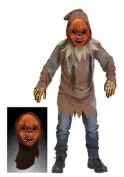 Child Light Up Evil Pumpkin Costume, Medium