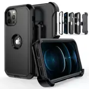 For iPhone 14 12 13 Pro Max With Belt Clip (Holster Fits Otterbox Defender Case)