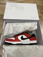 Nike Dunk Low ID By You Chicago J Pack Color Red Sz 8 Men’s / 9.5 Women’s New DS