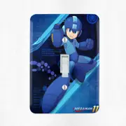 Mega Man Light Switch Cover Plate Duplex Outlet Video Game NES Quickman New