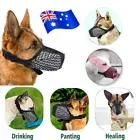 5 Sizes Adjustable Dog Mask Mesh Mouth Muzzle Anti-Barking Bite Stop Chewing