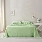 Natural Home Linen Sheet Set (Sage) - King Single