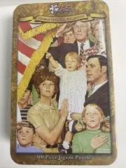 Circa 1765 Jigsaw Puzzle Norman Rockwell Collection Salute The Flag New