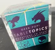 Geek Pop! Table Topics - Conversation Starter Cube Question Game - Ultra Pro