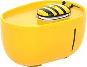 FONDOTIN Cartoon Design Automatic Water Bowl Pet Water Feeder Dog Cat Drinking Bowl Plastic Burr- Pet-Friendly