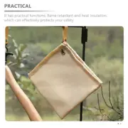 Camping Mat Fire Blanket Proof Fireproof Insulation Placemat Heat Resistant