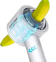 Handsfree Automatic Telescopic Silicone Banana Exercise Cleaner Machine Tool for Men Smart
