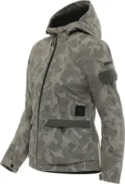 Dainese Centrale Camo, textile jacket waterproof women , color: Light Grey/Grey , size: 52