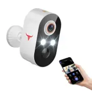 Security Camera Wireless Outdoor 1080P Battery Power WiFi Surveillance Indoor...