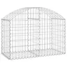 Gabion Baskets Arched Retaining Walls Mesh Cage Galvanised Iron 100x50x 80 cm