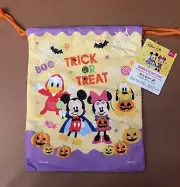 Disney x Daiso Halloween Mickey & Friends Drawstring Bag Pouch