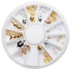 Glitter Metal Alloy Shell Conch Decoration Nail Art Stickers Paillette DIY M SD0