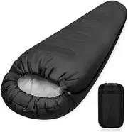 Sleeping Bag for Camping - Ultralight 4 Season Single Person Warm Lightweight Sleeping Bag for Camping Lightweight Waterproof Indoor& Outdoor for Kids Teenagers Adults Hiking Backpacking Camping