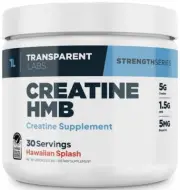 Transparent Labs Creatine HMB - Creatine Monohydrate Powder with HMB for Musc...