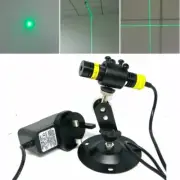 Focusable 515nm 30mW Green Laser Diode Module Dot/Line /Cross Head 12V Holder