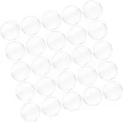 Versatile 100pcs Round Capsules Plastic Balls for Vending Machine Empty Shells Party Favor Containers