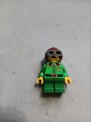 Lego 10339 Santa's Post Office Elf - Dark Green Collar and Gold Horn
