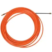 4Mm 15 Meter Orange Guide Device Nylon Electric Cable Push Pullers Duct8792