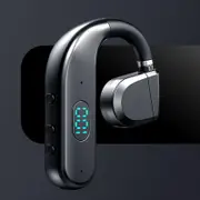 Wireless Bluetooth Headphone with Digital Display - Black