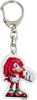 Small Planet Sonic The Hedgehog Acrylic Key Chain Knuckles Standing