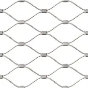 Razor Wire Barbed Wire Stainless Steel Rope Net, Durabl Farm Decor Anti-Theft Fence, Impact Resistance Play Equipment Safety Mesh, Hole Spacing 10 CM (Color : Silver-2mm, Size : 1x10m)
