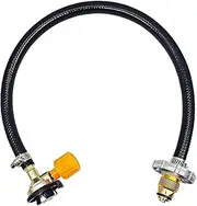 Propane Adapter Hose - ges Cylinder Connector Grill Extension Valve | 19.69 inches High Pressure Transfer Canister Connector Camping Tool Cylinder Connection Kit Outdoor Use