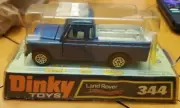 Dinky Toys 344 Land Rover Pick Up Blue Speedwheels MIB