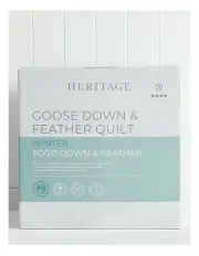 [Heritage] 80/20 Goose Down & Feather Quilt in White