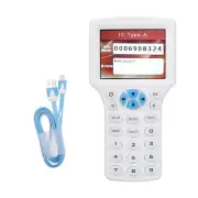 New 10 Frequency RFID/NFC Smart Card Reader Elevator Writer Copier IC ID Sensor