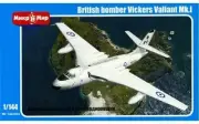 Mikro Mir 144-003 - 1/144 Vickers Valiant Mk.I, British bomber, scale model kit