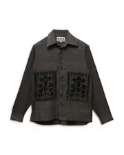 Kartik Research Sultan Embroidered Button Front Shirt