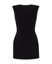 belt-loops sleeveless minidress EU42,EU40 Black