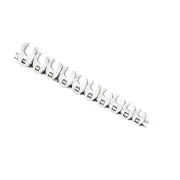 10 Pcs of Kincrome 3/8" Drive Crows Foot Spanner Wrenches Set - Socket Clip Rail