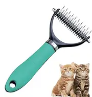 Dematting Comb for Cats,Grooming Cat Comb Undercoat Shedding Stainless Steel Dog Brush | Dematting Mat Remover Matted Hair Pet Supplies for Long Haired Cats