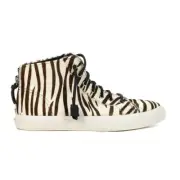 Rebecca Minkoff x Sperry Women's Hightop Zebra Pattern Sneakers STS87071