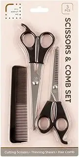 Hair Scissors Cut Thinning Stainless Steel Barber Salon Hairdressing Comb Shear