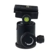 New Tripod Metal Ball Head Quick Release Plate 1/4" 3/8" for Monopod DSLR Camera
