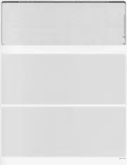 500 Blank Security Check Paper Stock - Checks on Top (Linen Grey)