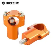 CNC Handlebar Riser Clamp For KTM 690 SMC/690 Enduro/R 790 Adventure /R 1290 Super Adventure R/S 2019-2022 1090/1190 Adventure R Silver