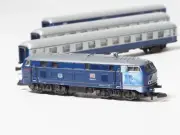 81421 Marklin Z King Ludwig II train set w/ 3 cars DB 5 Pole motor LED's new