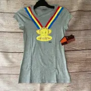Paul Frank Julius Shirt ~ Size S Women's ~ Gold Medal ~ Original 2012