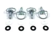 4x Dzus Stud D8-316-422-190 D-Ring Bail 6mm x 25mm Motorcycle Fairing Fasteners