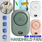 Portable Neck Fan USB Rechargeable Desk Mini Cooling Fan Travel Hanging Fan CC
