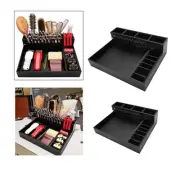 Barber Clippers Tray Hairdressing Combs Clips Scissors Holder PU Leather Stylist
